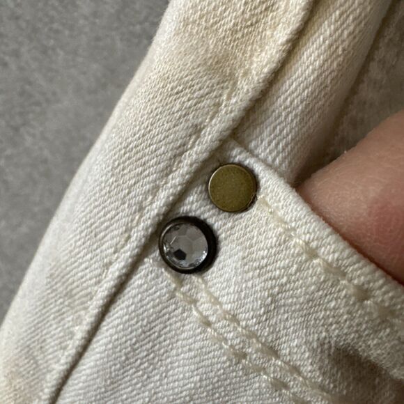 Chico’s Women’s Pants So slimming Strech Cream Casual Pant Size 0.5 - Picture 15 of 16